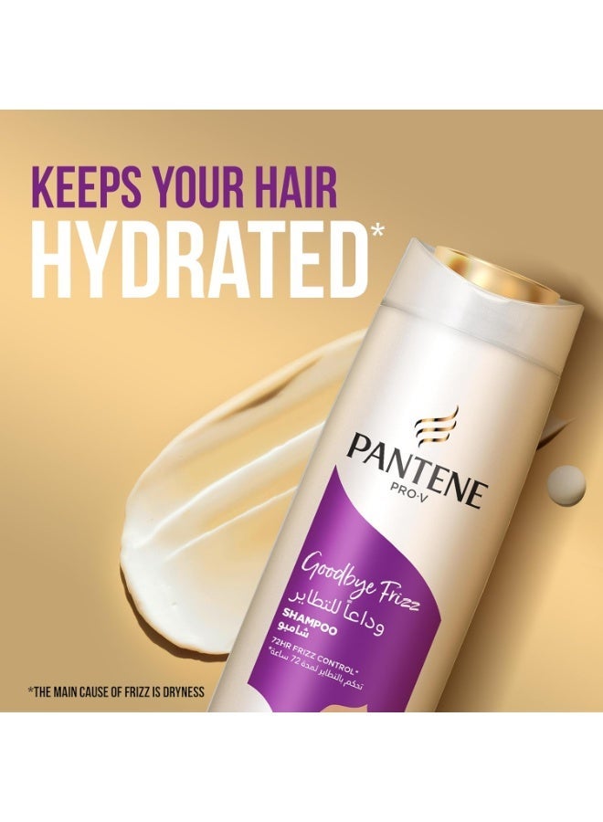 Pantene PRO-V Frizz Control , Strengthens Fragile Strands Shampoo, Dual Pack 375 ml - Image 2